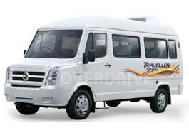 9 Seater Tempo Traveller on Hire